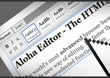 Работа с редактором Aloha Editor